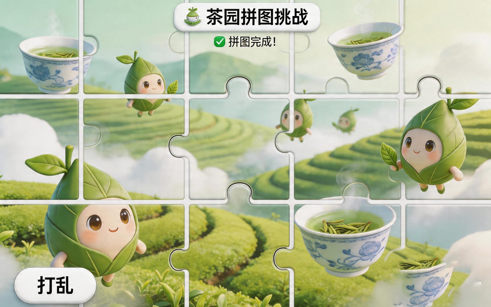 茶园拼图挑战